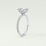 2.0 CT Asscher Cut Pave Lab-Grown Diamond Engagement Ring 17