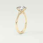 2.0 CT Round Cut Solitaire Lab-Grown Diamond Engagement Ring 5