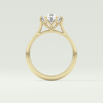 2.0 CT Round Cut Solitaire Lab-Grown Diamond Engagement Ring 6