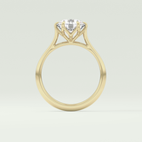 2.0 CT Round Cut Solitaire Lab-Grown Diamond Engagement Ring 6
