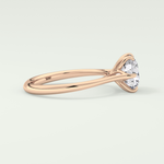 2.0 CT Round Cut Solitaire Lab-Grown Diamond Engagement Ring 9