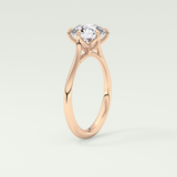 2.0 CT Round Cut Solitaire Lab-Grown Diamond Engagement Ring 11