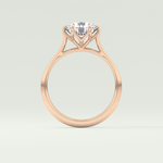 2.0 CT Round Cut Solitaire Lab-Grown Diamond Engagement Ring 12