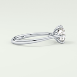 2.0 CT Round Cut Solitaire Lab-Grown Diamond Engagement Ring 15