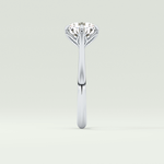 2.0 CT Round Cut Solitaire Lab-Grown Diamond Engagement Ring 16