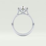 2.0 CT Round Cut Solitaire Lab-Grown Diamond Engagement Ring 18
