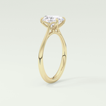 1.5 CT Oval Cut Solitaire Lab-Grown Diamond Engagement Ring 5