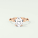 1.5 CT Oval Cut Solitaire Lab-Grown Diamond Engagement Ring 7