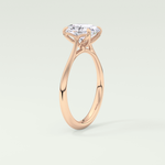 1.5 CT Oval Cut Solitaire Lab-Grown Diamond Engagement Ring 11
