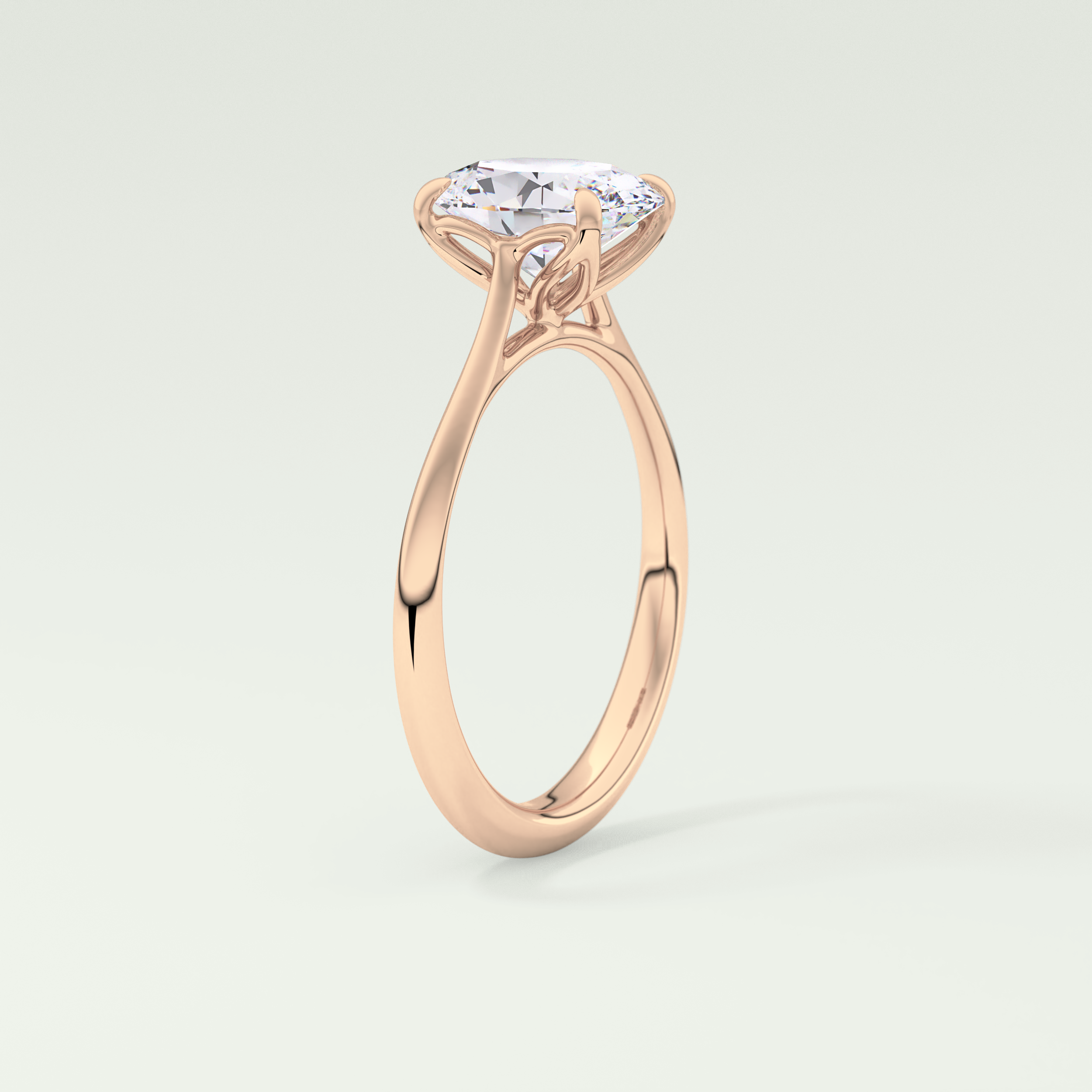 1.5 CT Oval Cut Solitaire Lab-Grown Diamond Engagement Ring 11