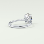 1.5 CT Oval Cut Solitaire Lab-Grown Diamond Engagement Ring 14