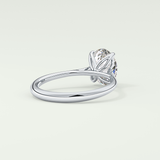 1.5 CT Oval Cut Solitaire Lab-Grown Diamond Engagement Ring 14