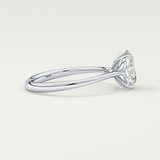 1.5 CT Oval Cut Solitaire Lab-Grown Diamond Engagement Ring 15