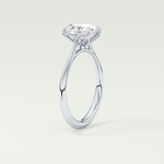 1.5 CT Oval Cut Solitaire Lab-Grown Diamond Engagement Ring 17