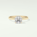 2.0 CT Cushion Cut Solitaire Lab-Grown Diamond Engagement Ring 1