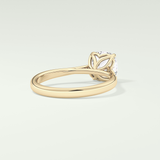 2.0 CT Cushion Cut Solitaire Lab-Grown Diamond Engagement Ring 2