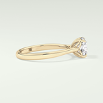 2.0 CT Cushion Cut Solitaire Lab-Grown Diamond Engagement Ring 3