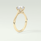 2.0 CT Cushion Cut Solitaire Lab-Grown Diamond Engagement Ring 5