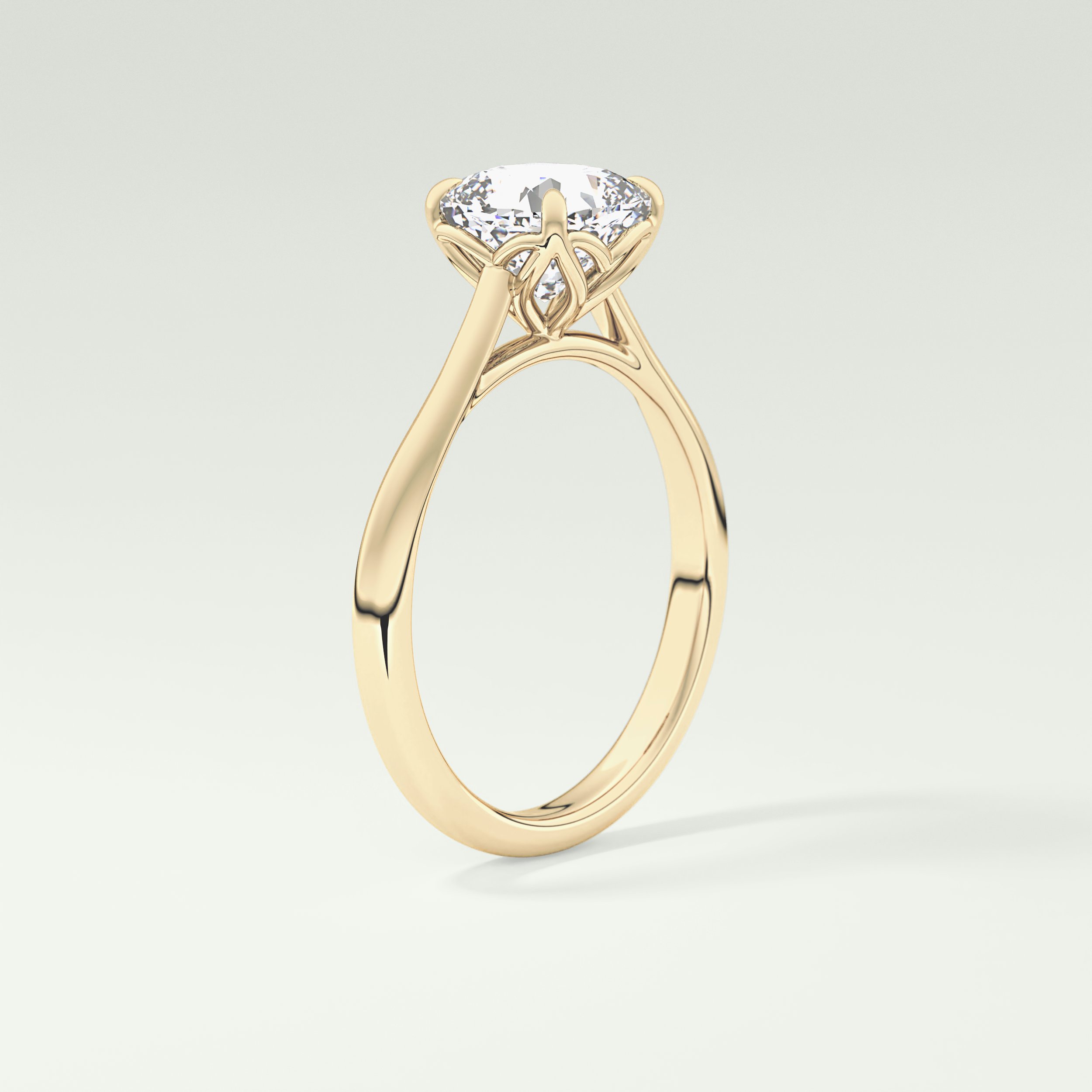 2.0 CT Cushion Cut Solitaire Lab-Grown Diamond Engagement Ring 5