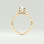 2.0 CT Cushion Cut Solitaire Lab-Grown Diamond Engagement Ring 6