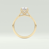 2.0 CT Cushion Cut Solitaire Lab-Grown Diamond Engagement Ring 6