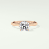 2.0 CT Cushion Cut Solitaire Lab-Grown Diamond Engagement Ring 7