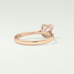 2.0 CT Cushion Cut Solitaire Lab-Grown Diamond Engagement Ring 8