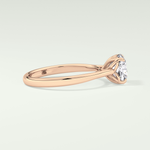 2.0 CT Cushion Cut Solitaire Lab-Grown Diamond Engagement Ring 9