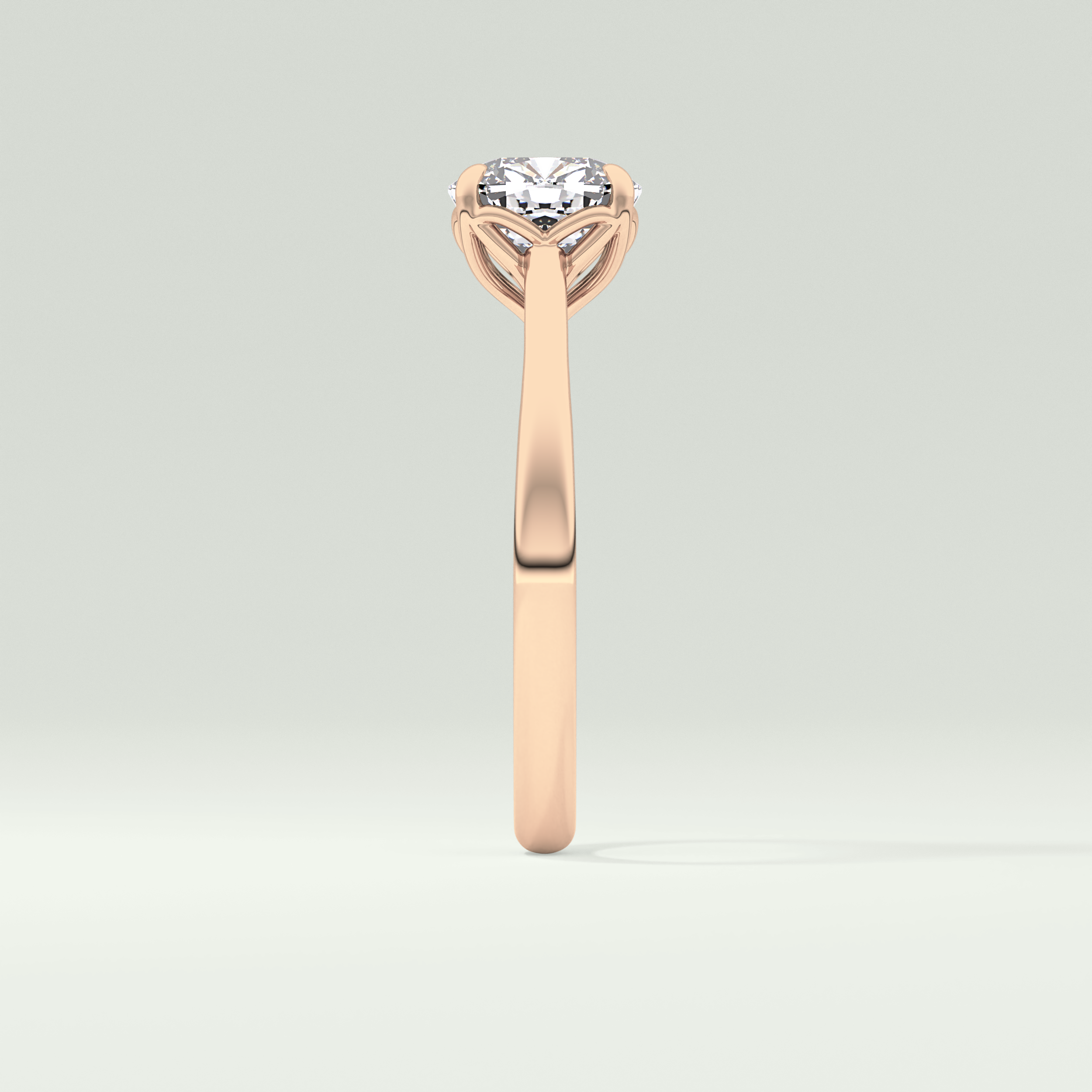 2.0 CT Cushion Cut Solitaire Lab-Grown Diamond Engagement Ring 10
