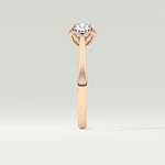 2.0 CT Cushion Cut Solitaire Moissanite Engagement Ring 10