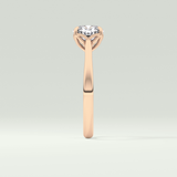 2.0 CT Cushion Cut Solitaire Moissanite Engagement Ring 10
