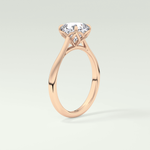 2.0 CT Cushion Cut Solitaire Lab-Grown Diamond Engagement Ring 11