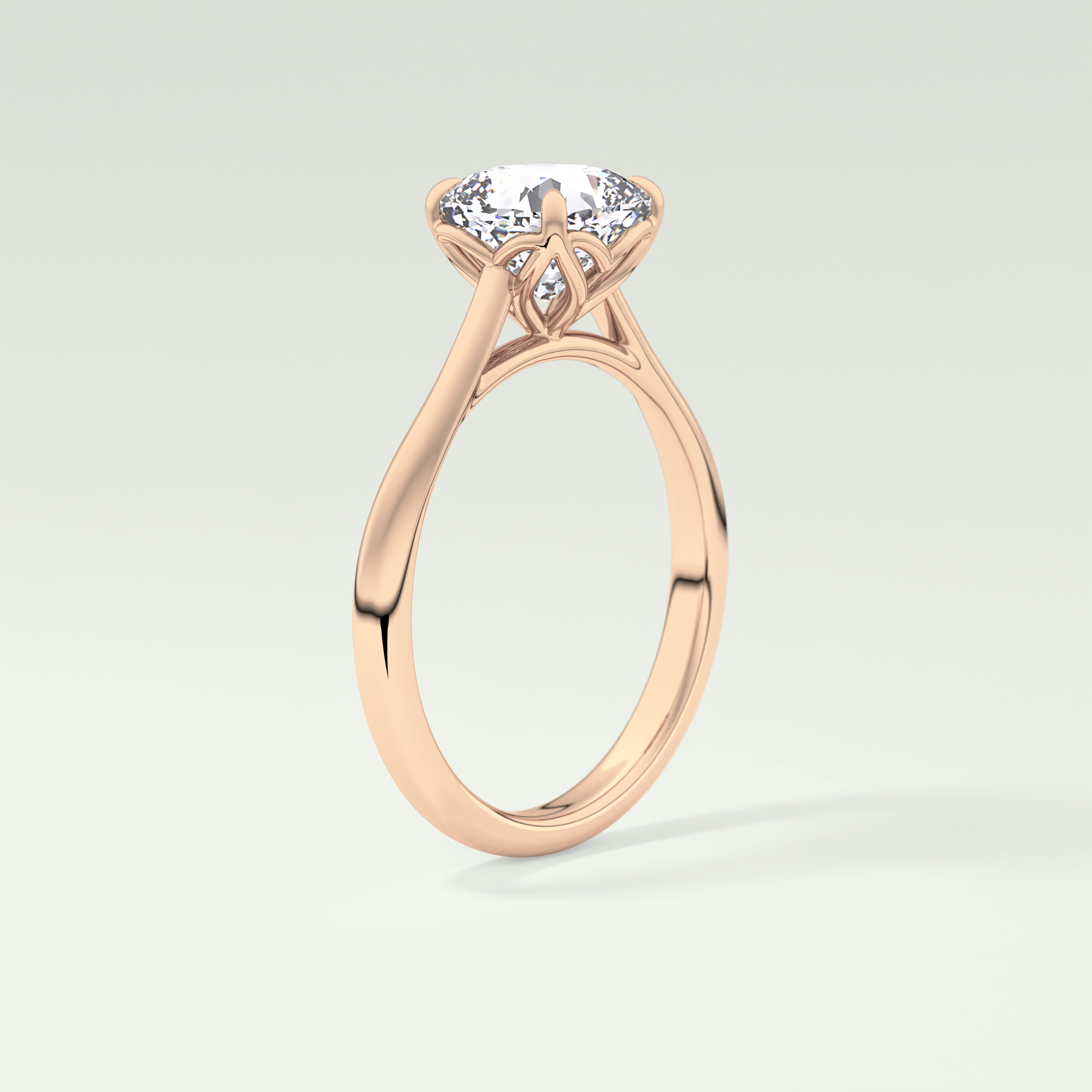 2.0 CT Cushion Cut Solitaire Lab-Grown Diamond Engagement Ring 11