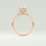 2.0 CT Cushion Cut Solitaire Lab-Grown Diamond Engagement Ring 12