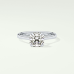 2.0 CT Cushion Cut Solitaire Lab-Grown Diamond Engagement Ring 13