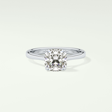 2.0 CT Cushion Cut Solitaire Lab-Grown Diamond Engagement Ring 13