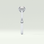 2.0 CT Cushion Cut Solitaire Lab-Grown Diamond Engagement Ring 16