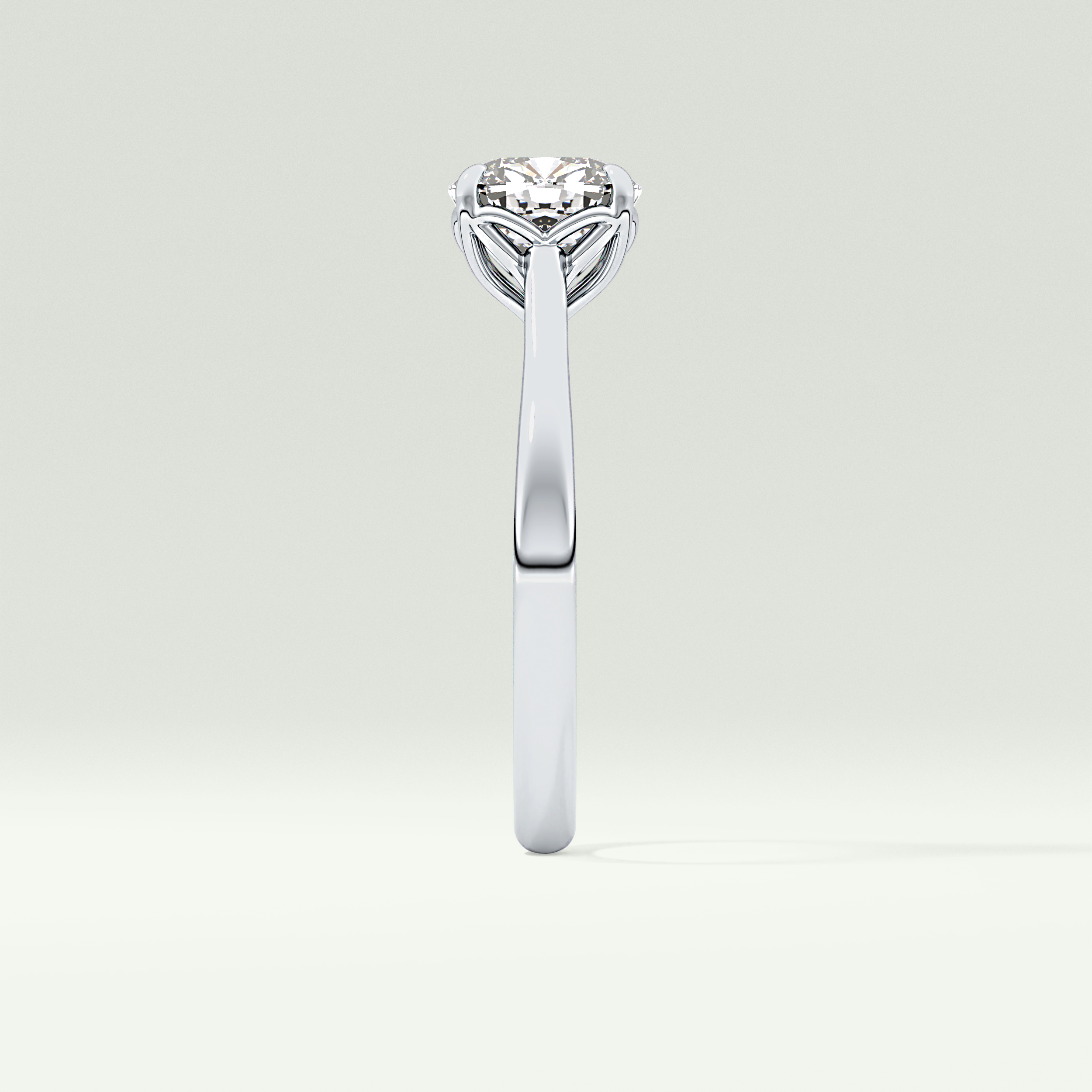 2.0 CT Cushion Cut Solitaire Lab-Grown Diamond Engagement Ring 16