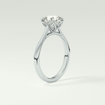 2.0 CT Cushion Cut Solitaire Lab-Grown Diamond Engagement Ring 17