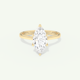 1.5 CT Marquise Cut Solitaire Lab-Grown Diamond Engagement Ring