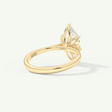 1.5 CT Marquise Cut Solitaire Lab-Grown Diamond Engagement Ring