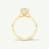 1.5 CT Marquise Cut Solitaire Lab-Grown Diamond Engagement Ring