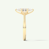 1.5 CT Marquise Cut Solitaire Lab-Grown Diamond Engagement Ring
