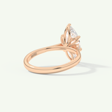 1.5 CT Marquise Cut Solitaire Lab-Grown Diamond Engagement Ring