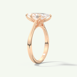 1.5 CT Marquise Cut Solitaire Lab-Grown Diamond Engagement Ring