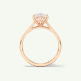 1.5 CT Marquise Cut Solitaire Lab-Grown Diamond Engagement Ring