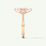 1.5 CT Marquise Cut Solitaire Lab-Grown Diamond Engagement Ring