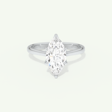1.5 CT Marquise Cut Solitaire Lab-Grown Diamond Engagement Ring