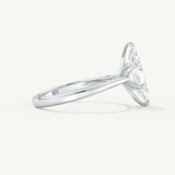 1.5 CT Marquise Cut Solitaire Moissanite Engagement Ring