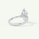 1.5 CT Marquise Cut Solitaire Lab-Grown Diamond Engagement Ring